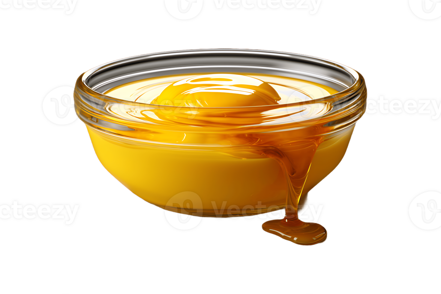 Buffalo Ghee on transparent background. png