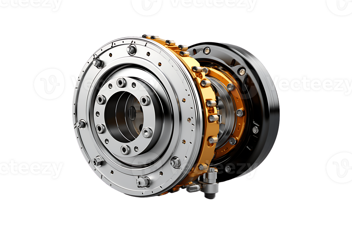 Brake Wheels on transparent background. png