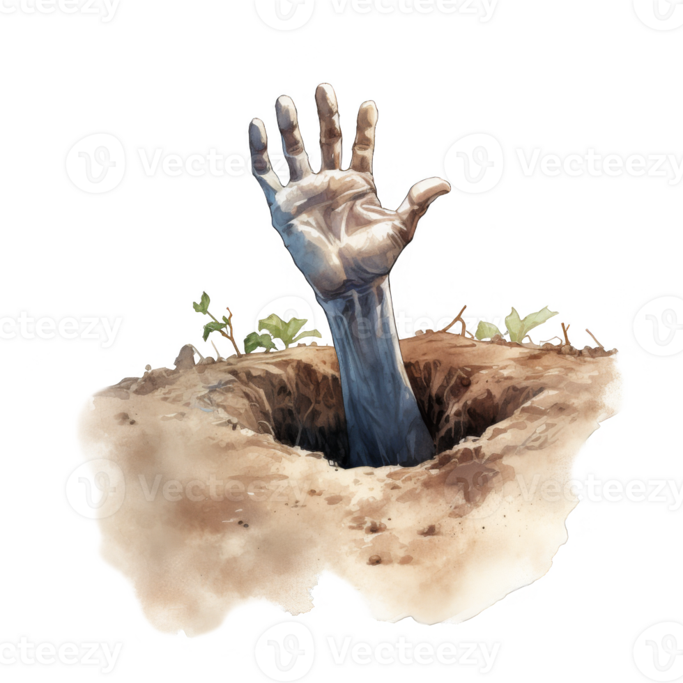 A hand reaching out from the ground png