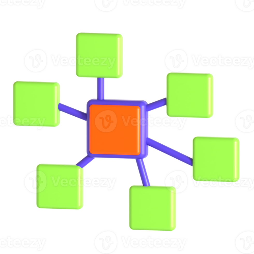 A computer screen with a network of squares png