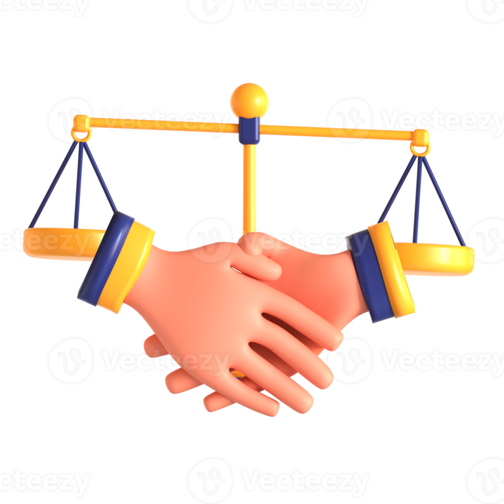 Two hands holding a scale of justice png