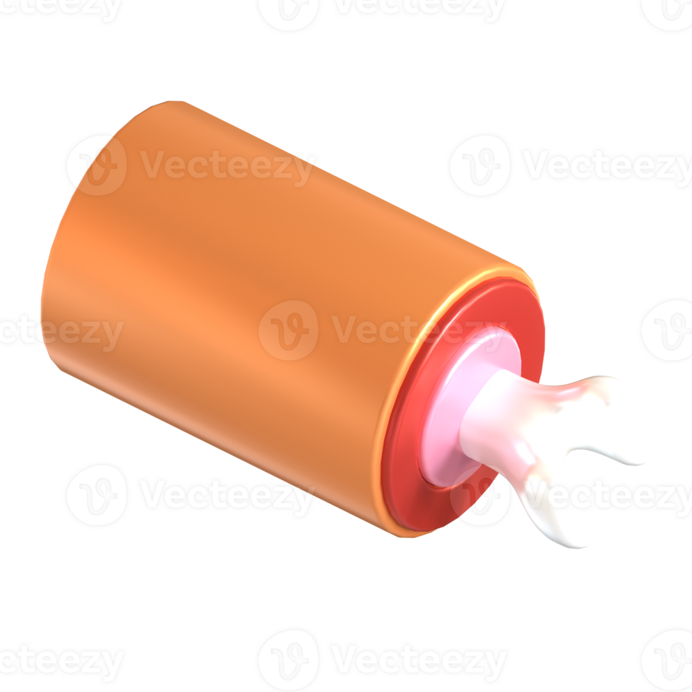 A tube with a toothbrush inside of it png