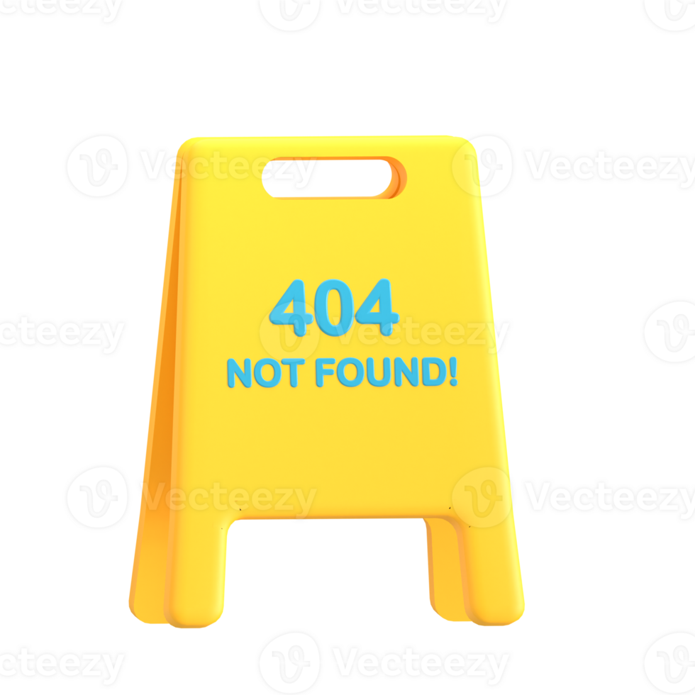 404 not found - sign png