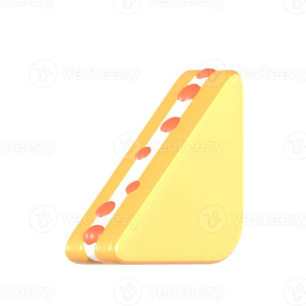 A slice of hot dog with a slice of cheese on top png