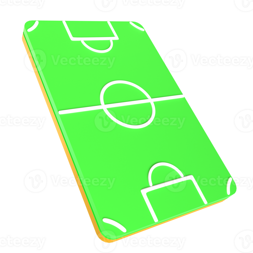 A soccer field with a green field png