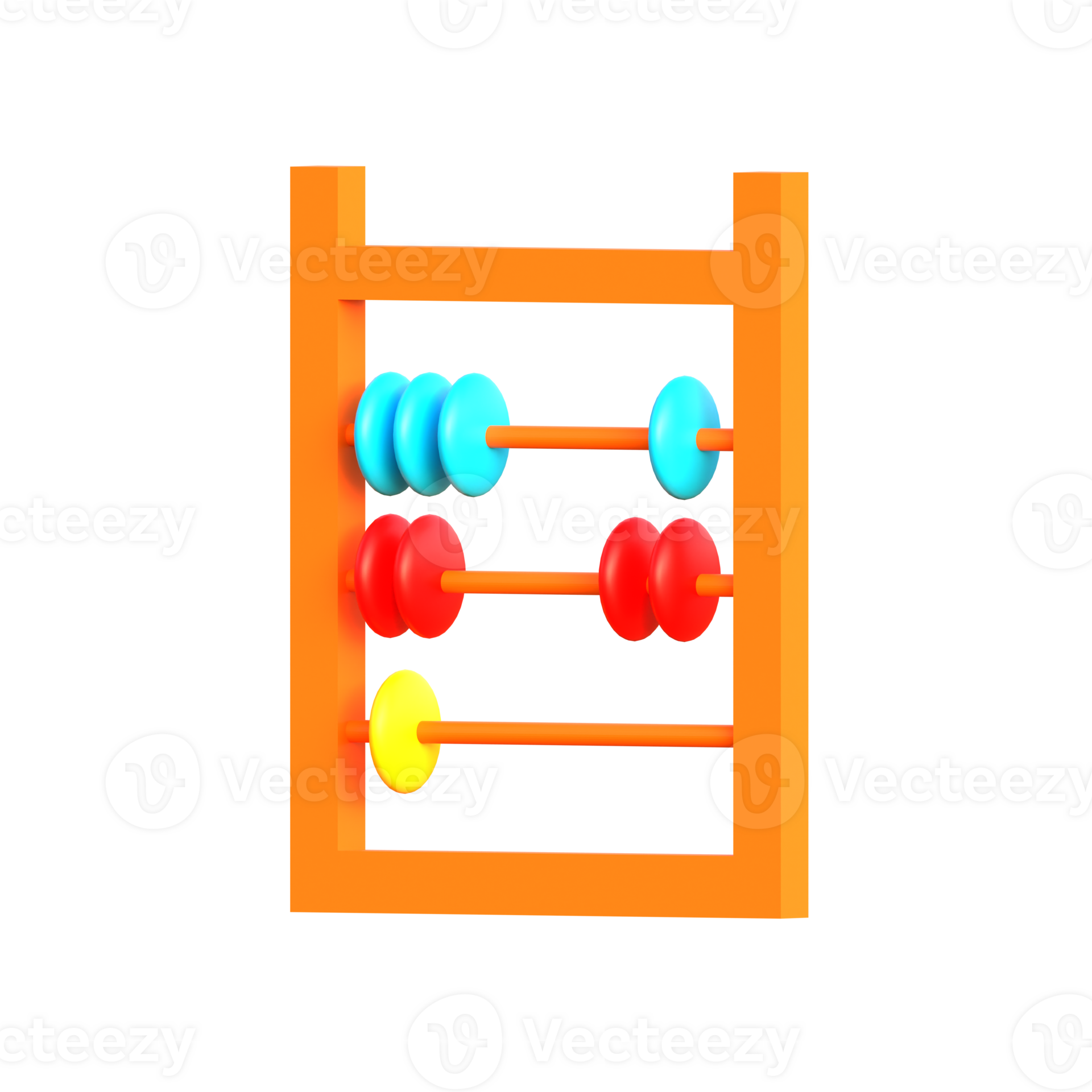 An abacus is shown on a black background 51341409 PNG