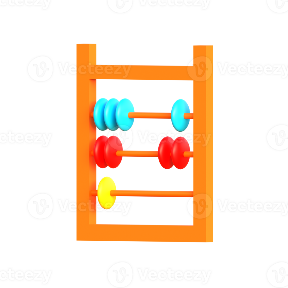 An abacus is shown on a black background png