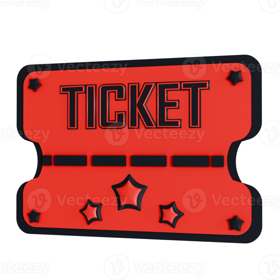 A ticket with the word ticket on it png