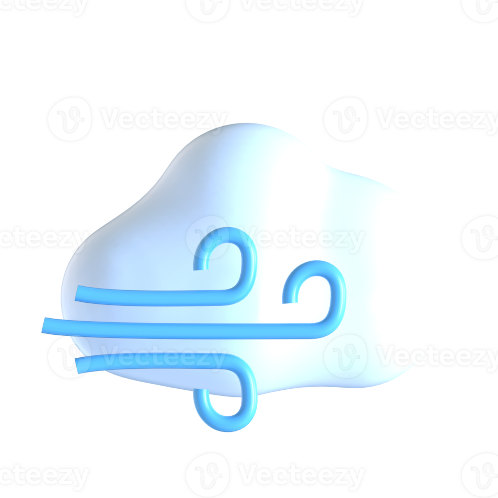 A cloud with a blue ribbon on it png