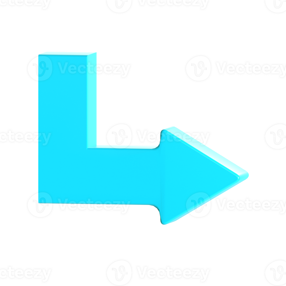 A blue arrow pointing left on a black background png
