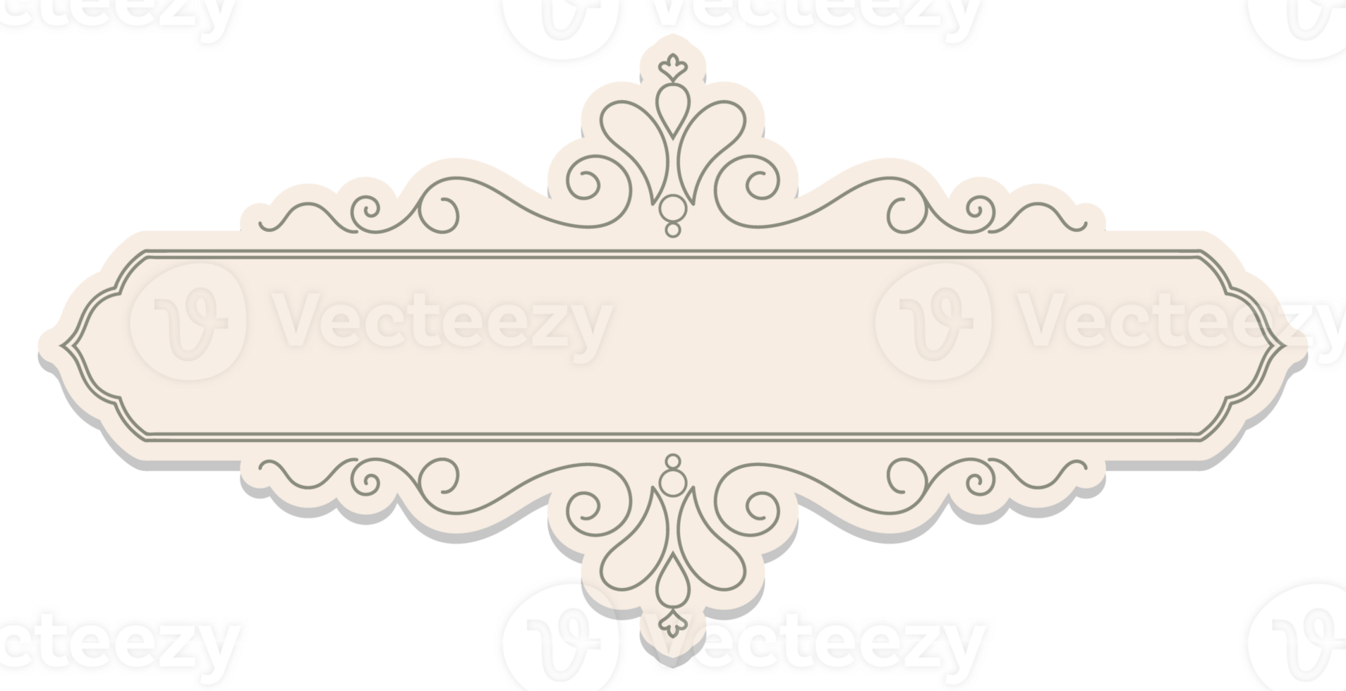Pink vintage frame, frame for inserting text png