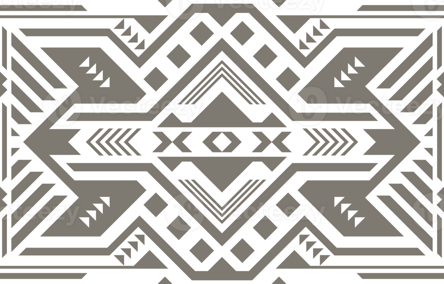 Seamless ethnic tribal geometric pattern Navajo on white for decorative graphic elements. png