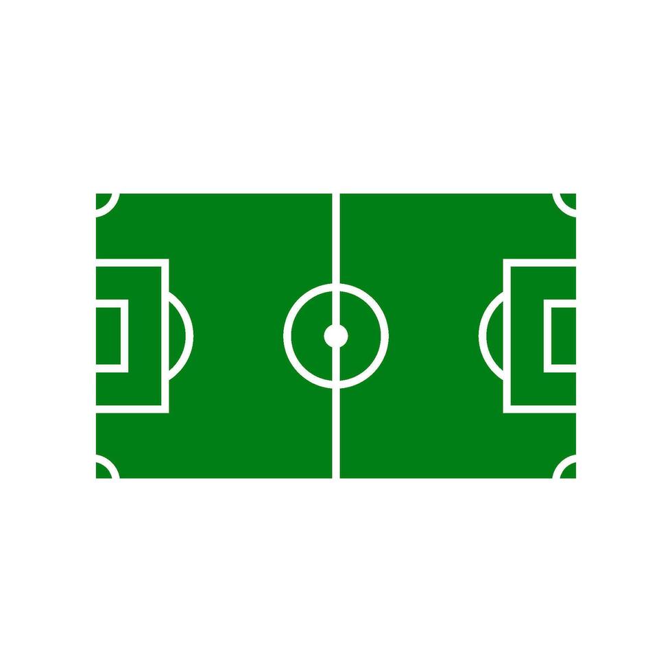 illustration of green soccer field suitable for any purpose vector