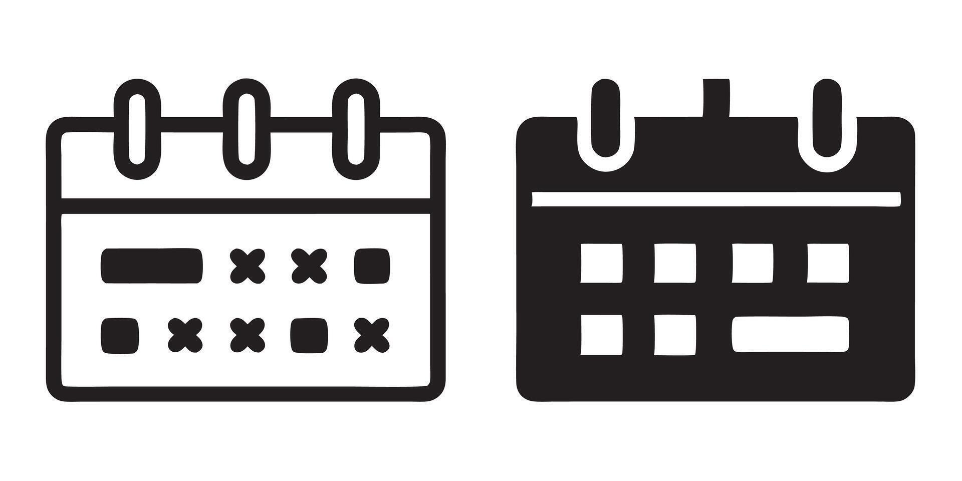 Calendar Event Planning Icon vector