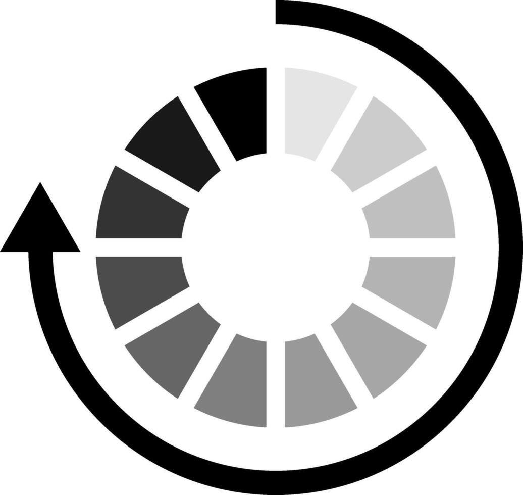 Loading icon Circle color gradient Waiting for Connection Buffer Download vector