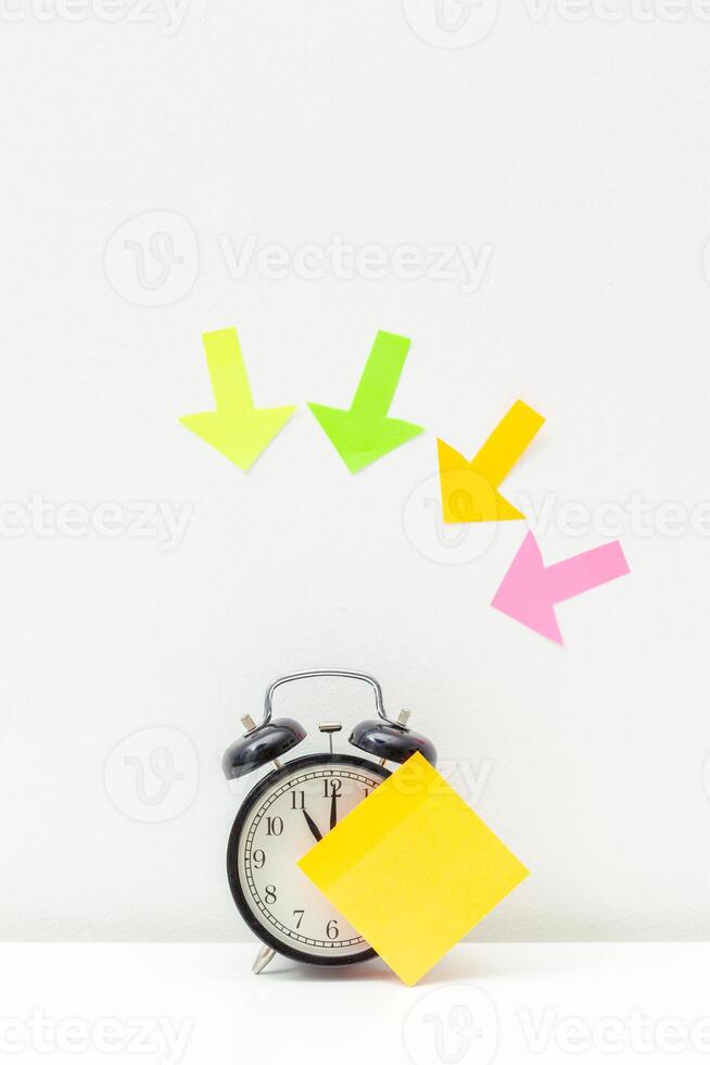 Clock at an office tablee photo