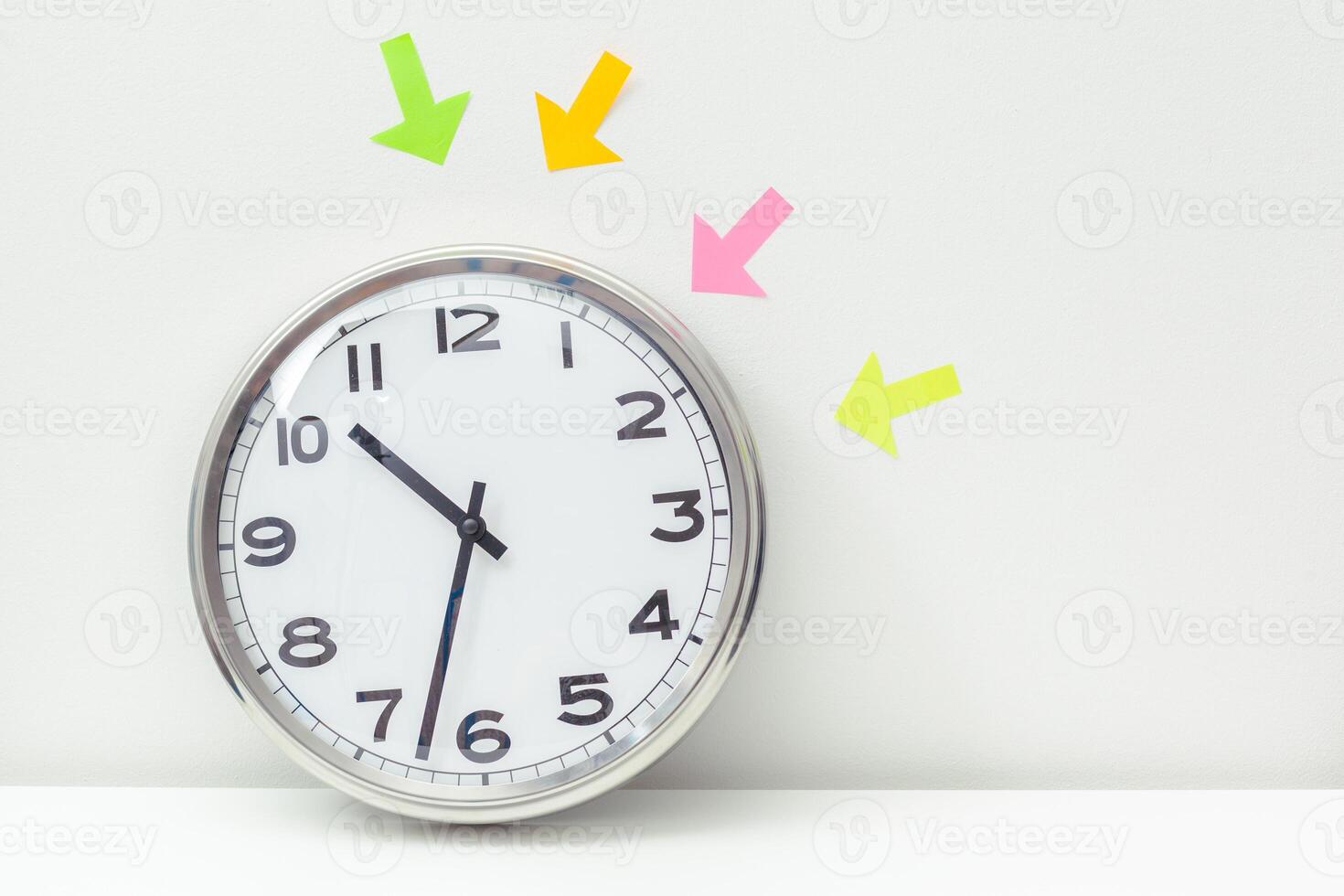Clock at an office tablee photo