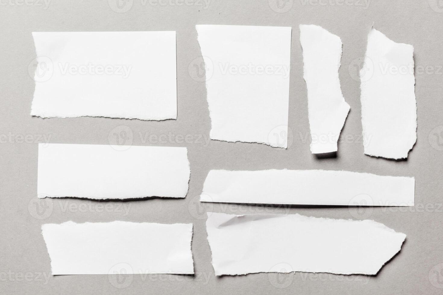 white ripped paper photo