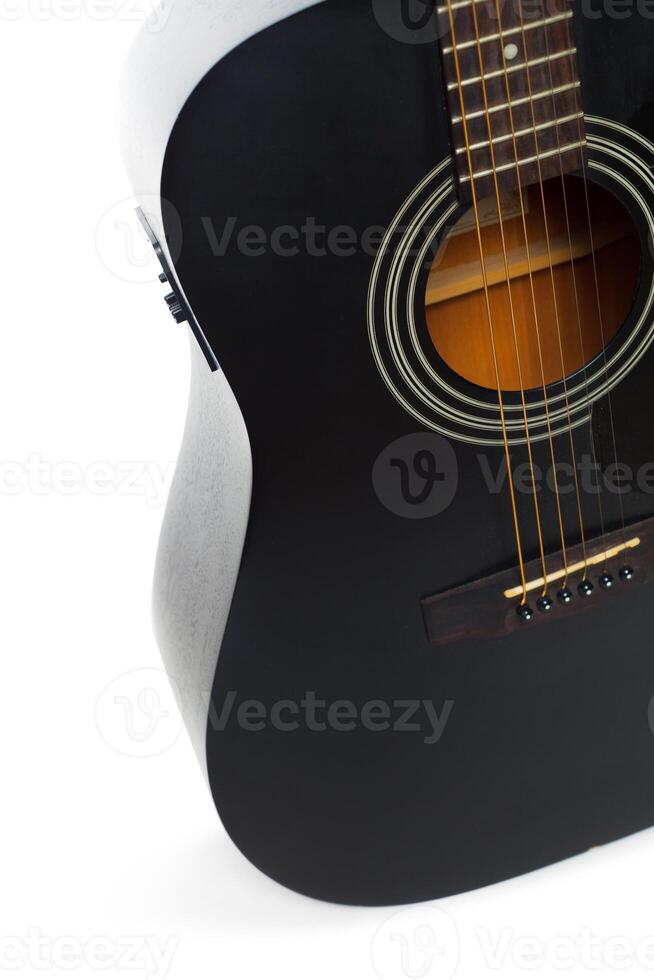 electric guitar isolated on white background photo