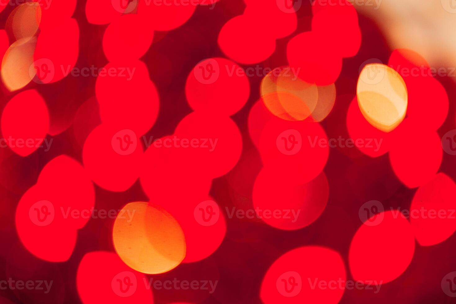 Abstract christmas lights as background photo
