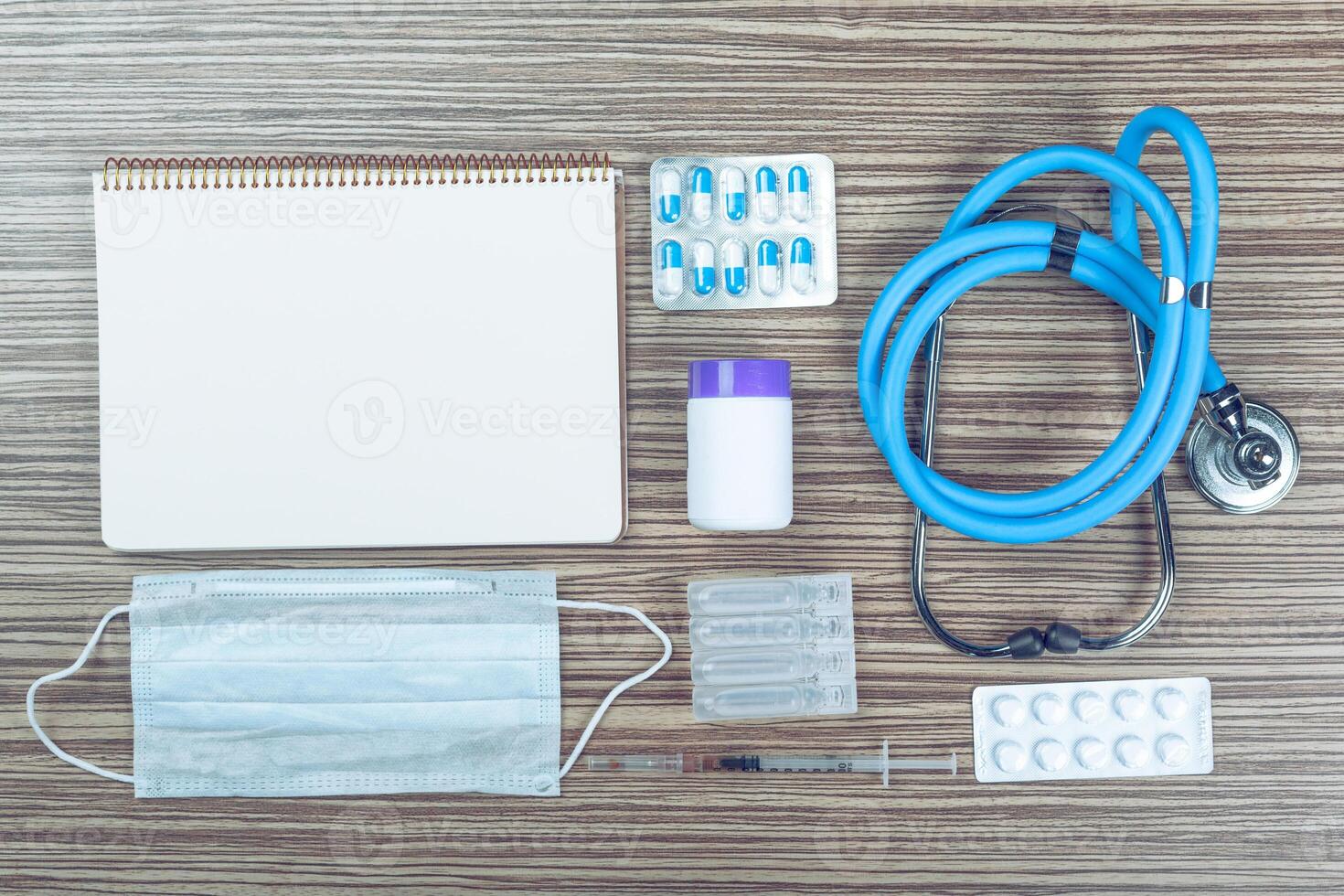 Medical equipment with copy space photo