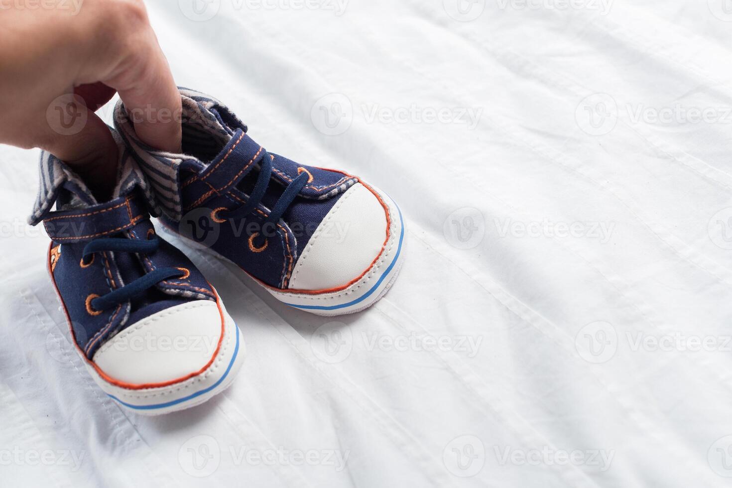 baby booties for little boy photo