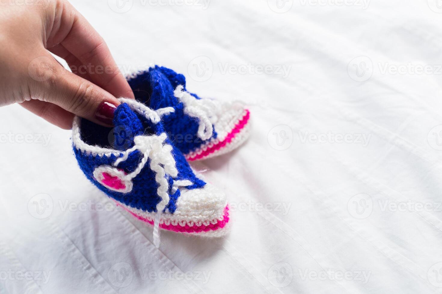 baby booties for little boy photo
