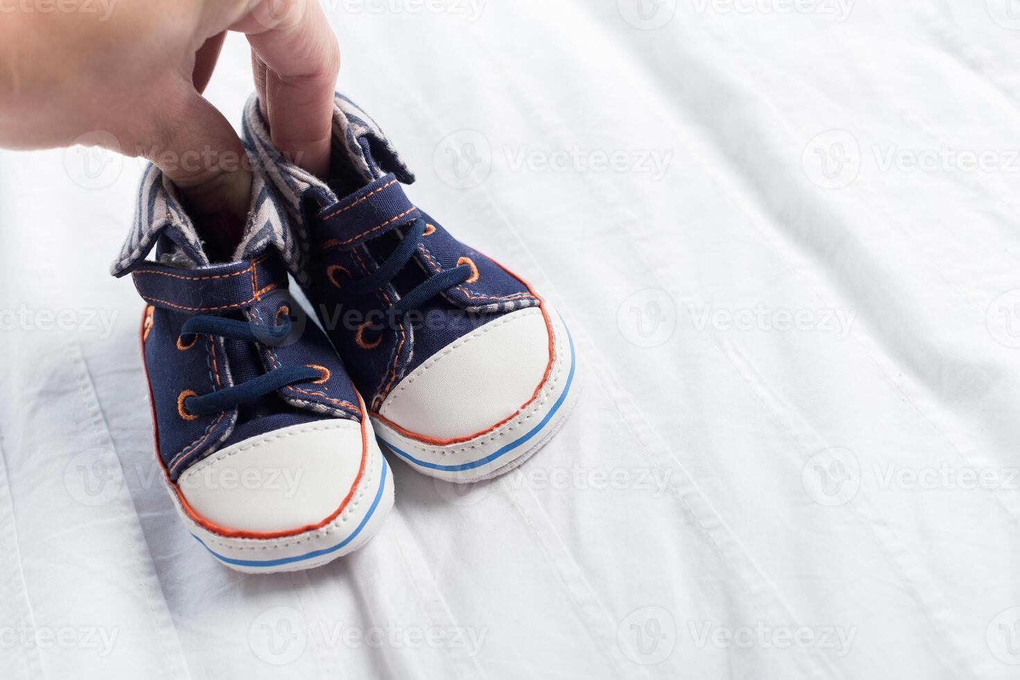 baby booties for little boy photo