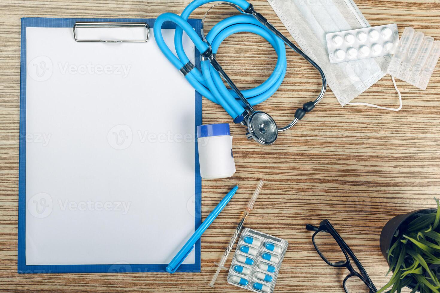Medical equipment with copy space photo