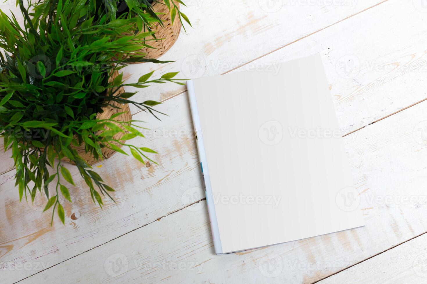 Mock up, photo paper, white sheet