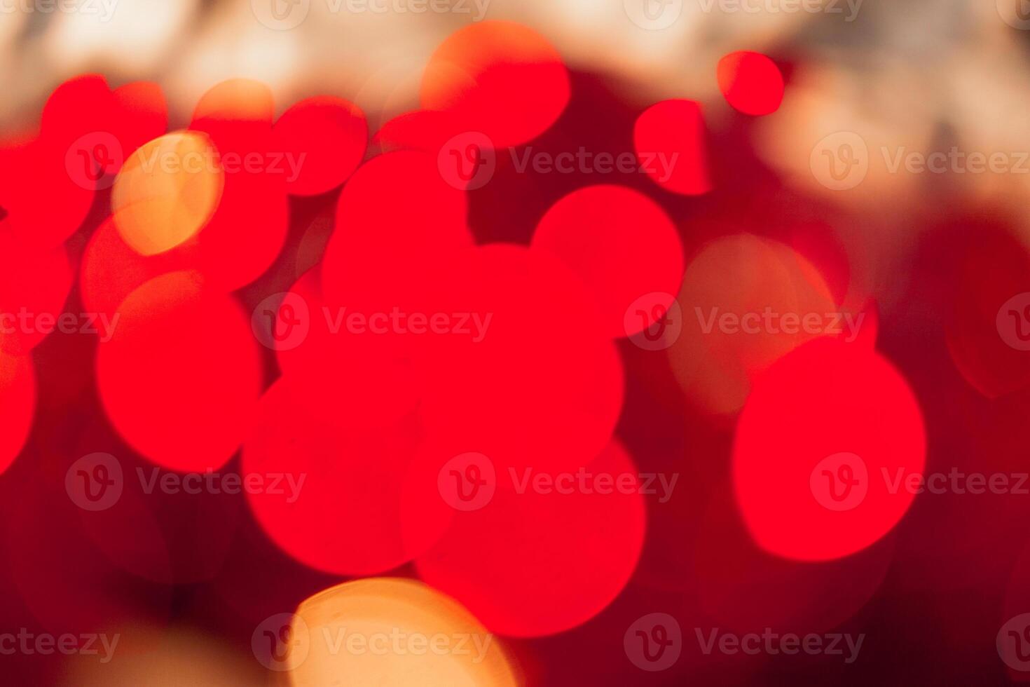 Abstract christmas lights as background photo