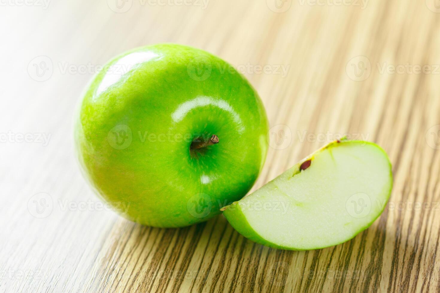 ripe green apple photo