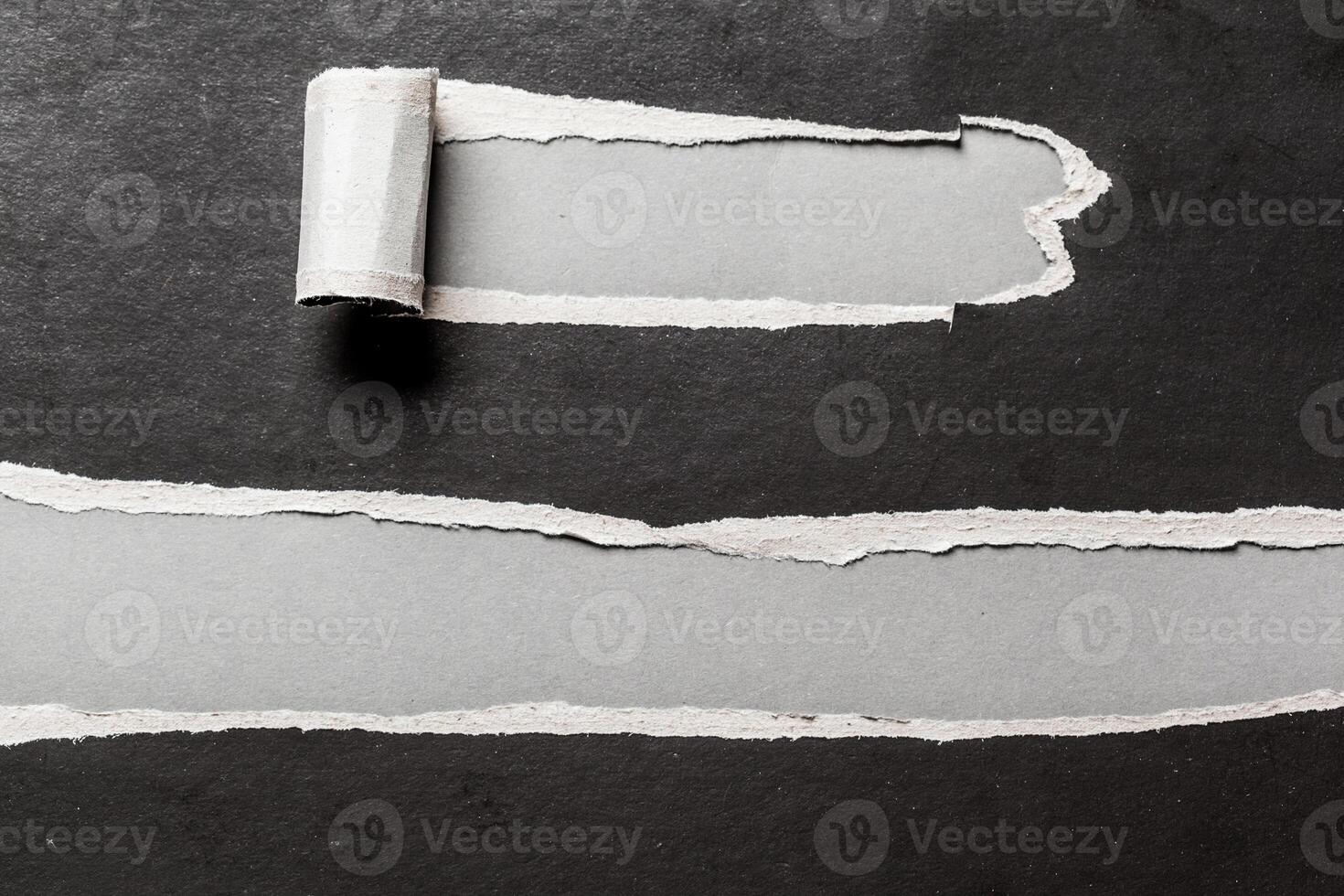 black ripped paper photo