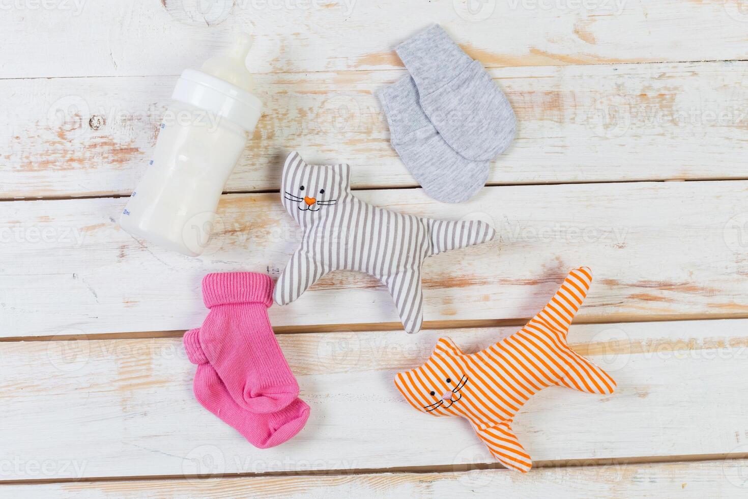 Collection of items for babies photo