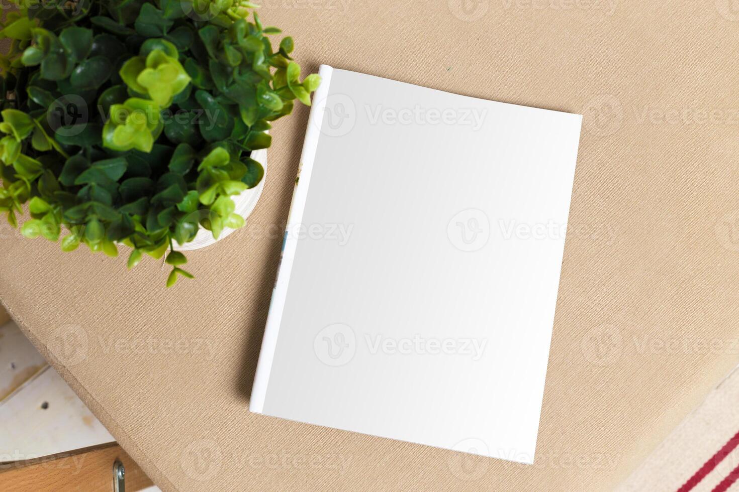 Mock up, photo paper, white sheet