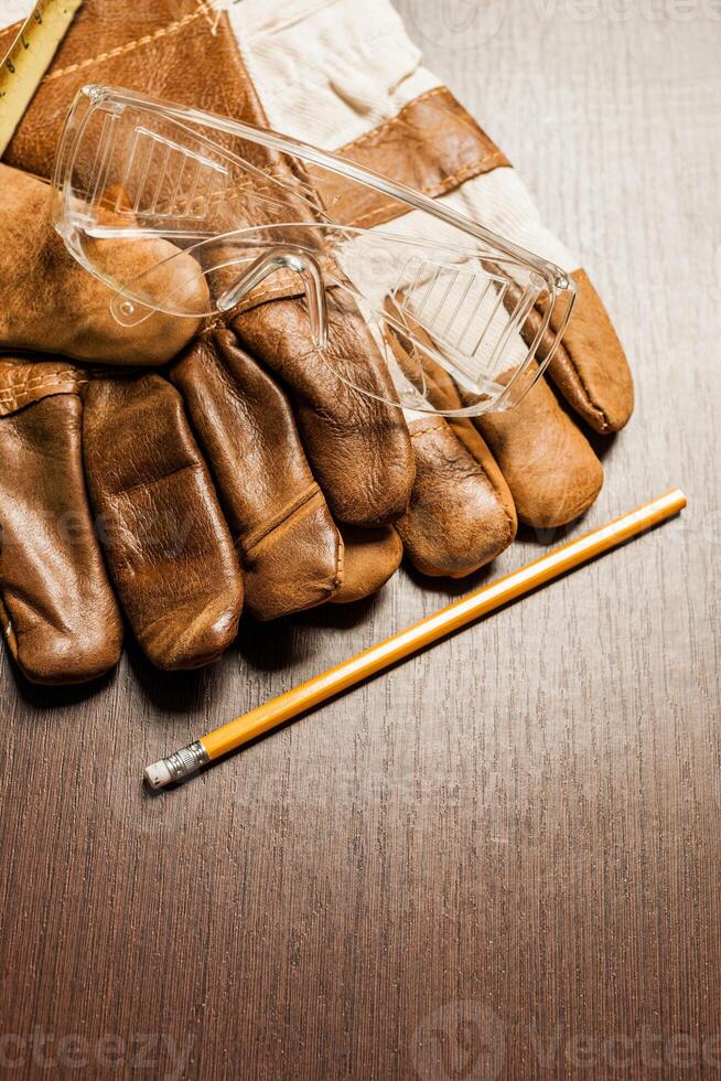 Set of architect tools photo
