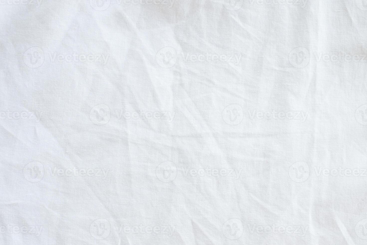 Fabric linen texture. White fabric linen, texture background photo