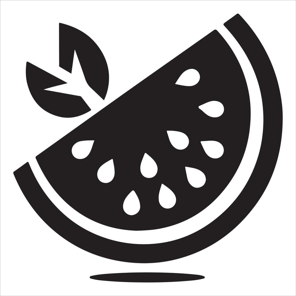 Graphic Icon Design of Watermelon vector