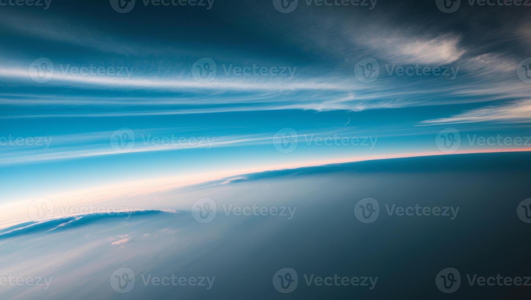 A view of the earth from space photo