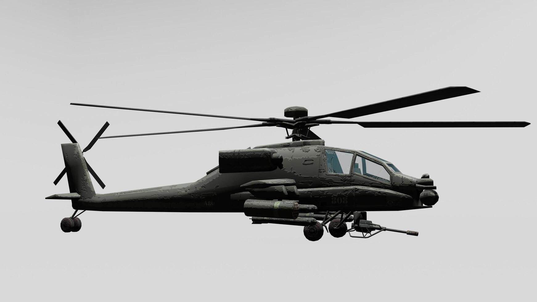 An image of a military helicopter flying in the air photo