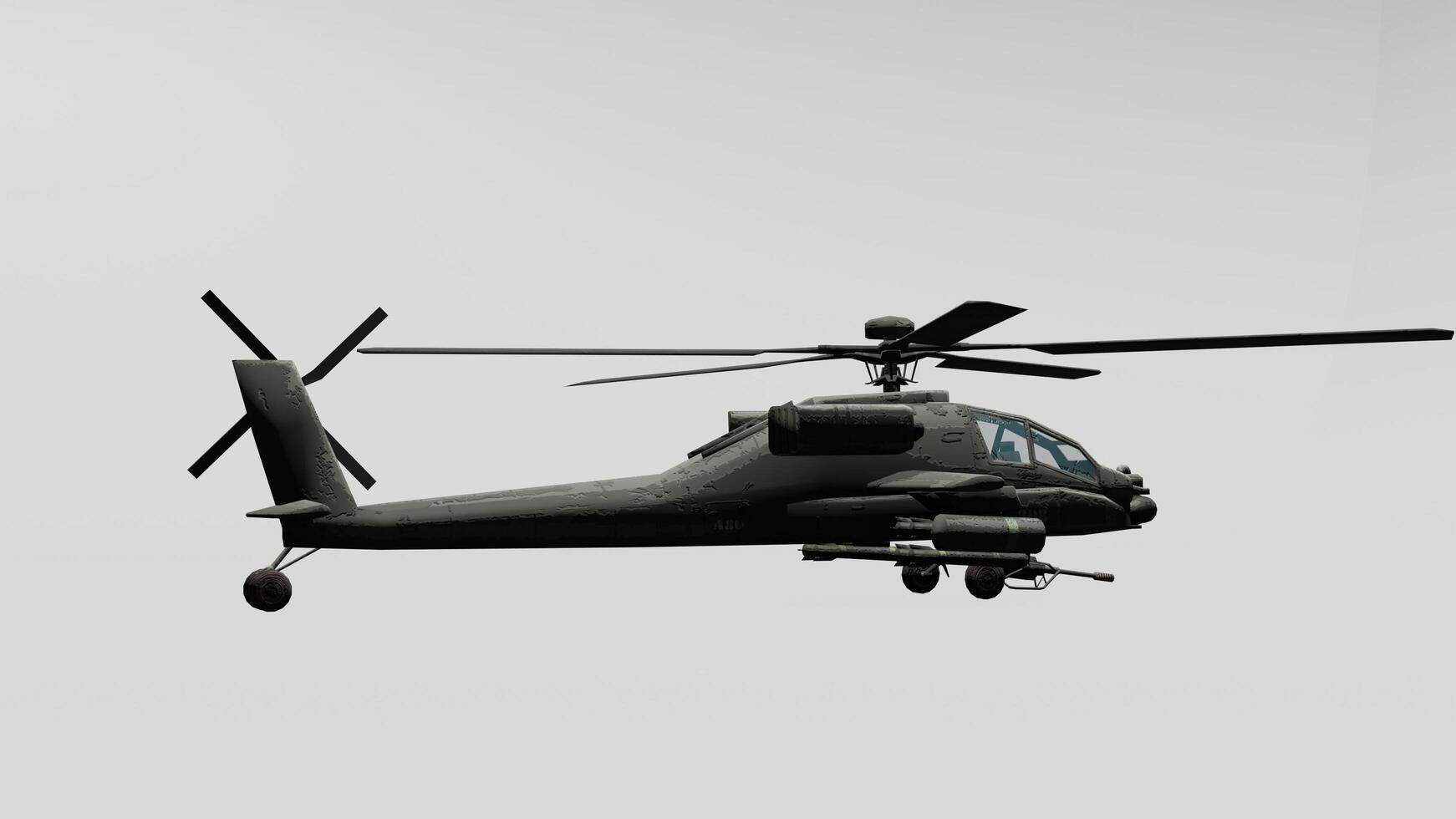 An image of a military helicopter flying in the air photo