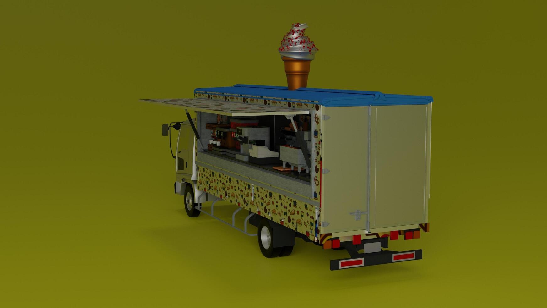 burger and food van 4k photos