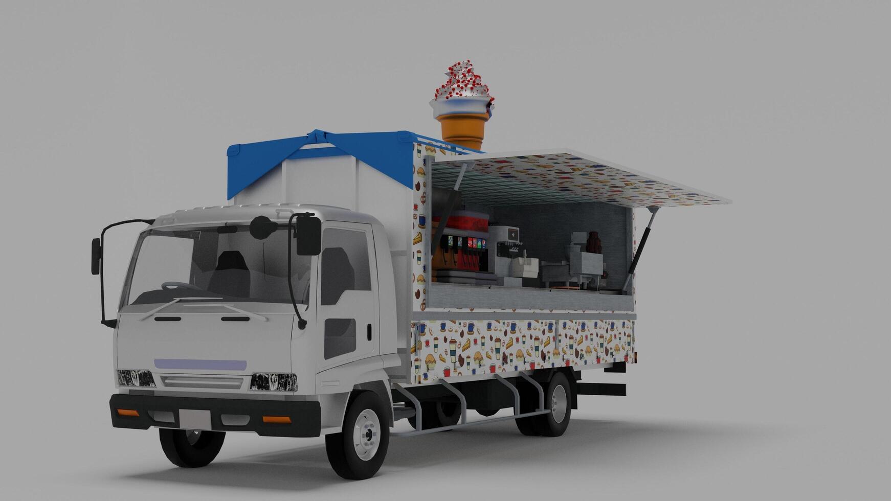 burger and food van 4k photos