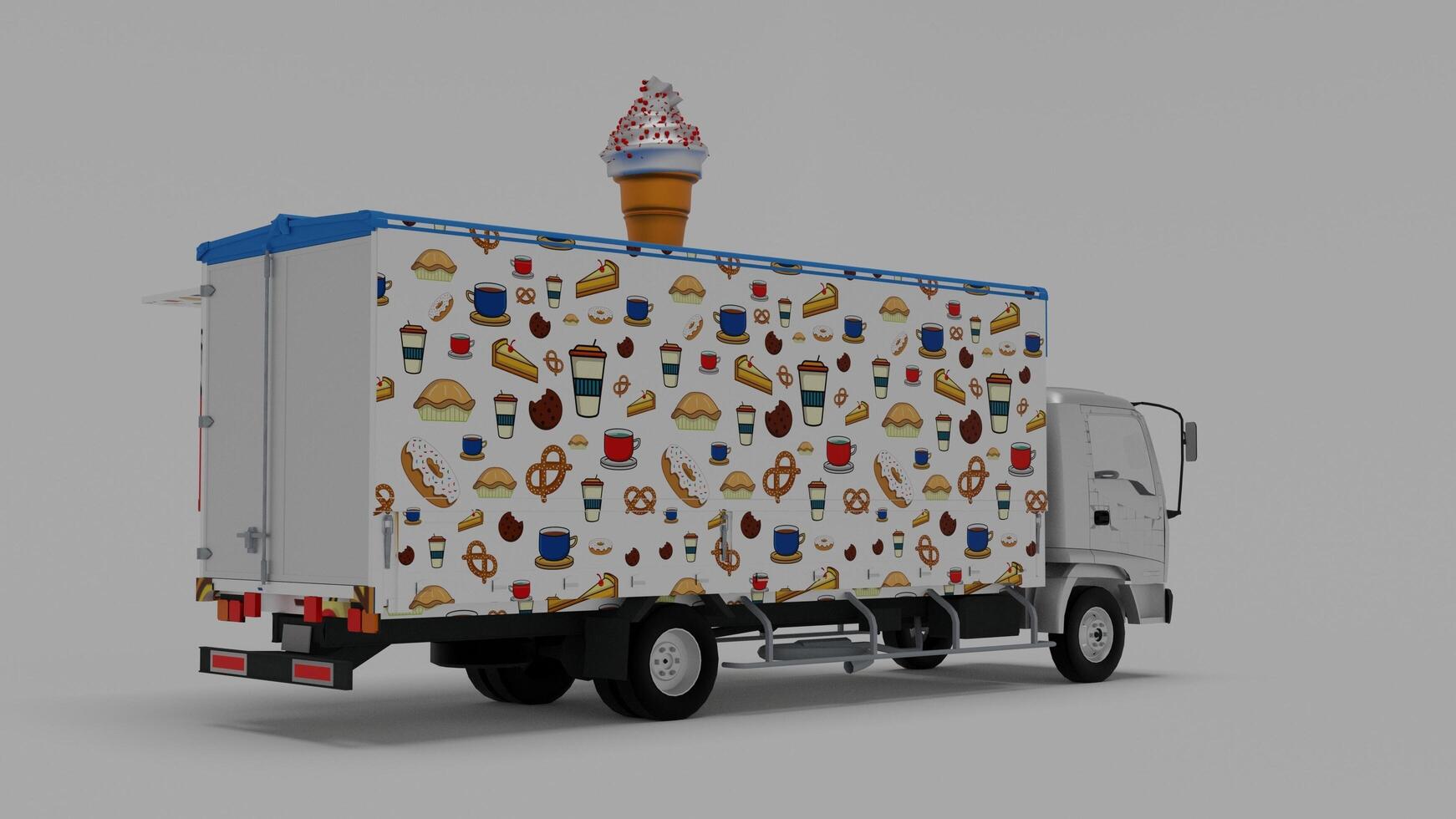 burger and food van 4k photos