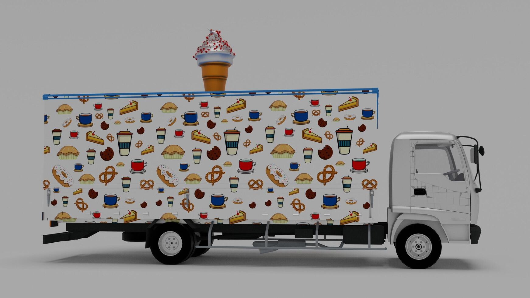 burger and food van 4k photos
