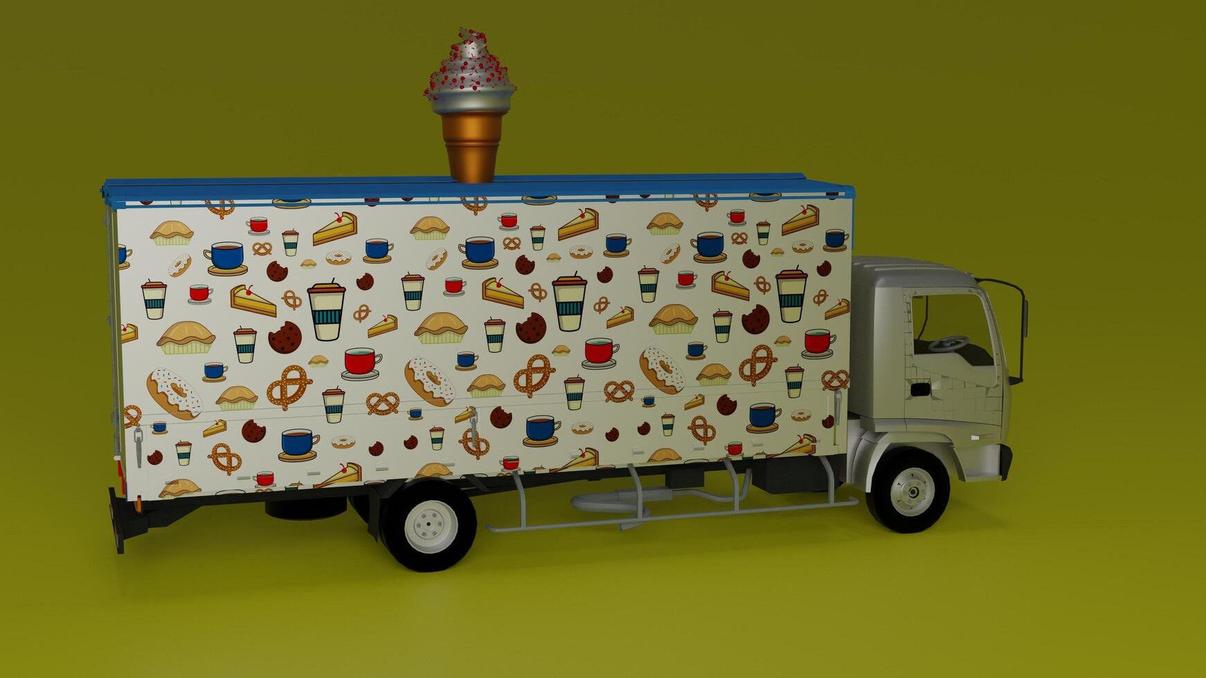 burger and food van 4k photos