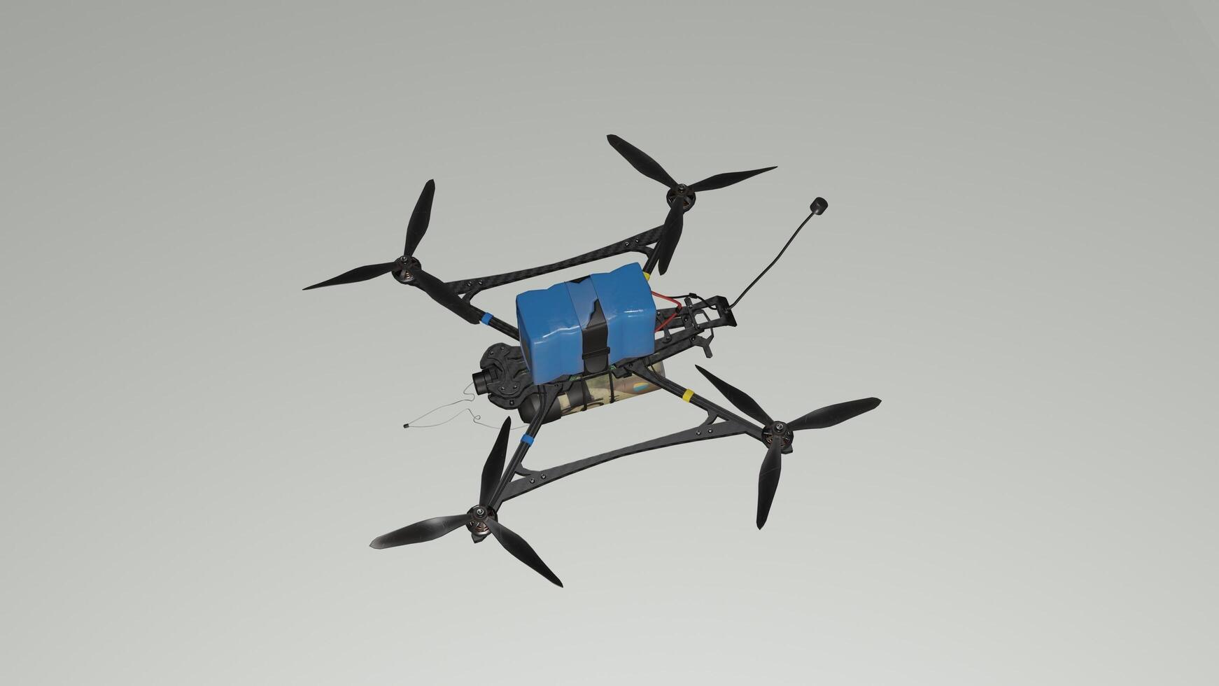 A small drone with propellers on it photo