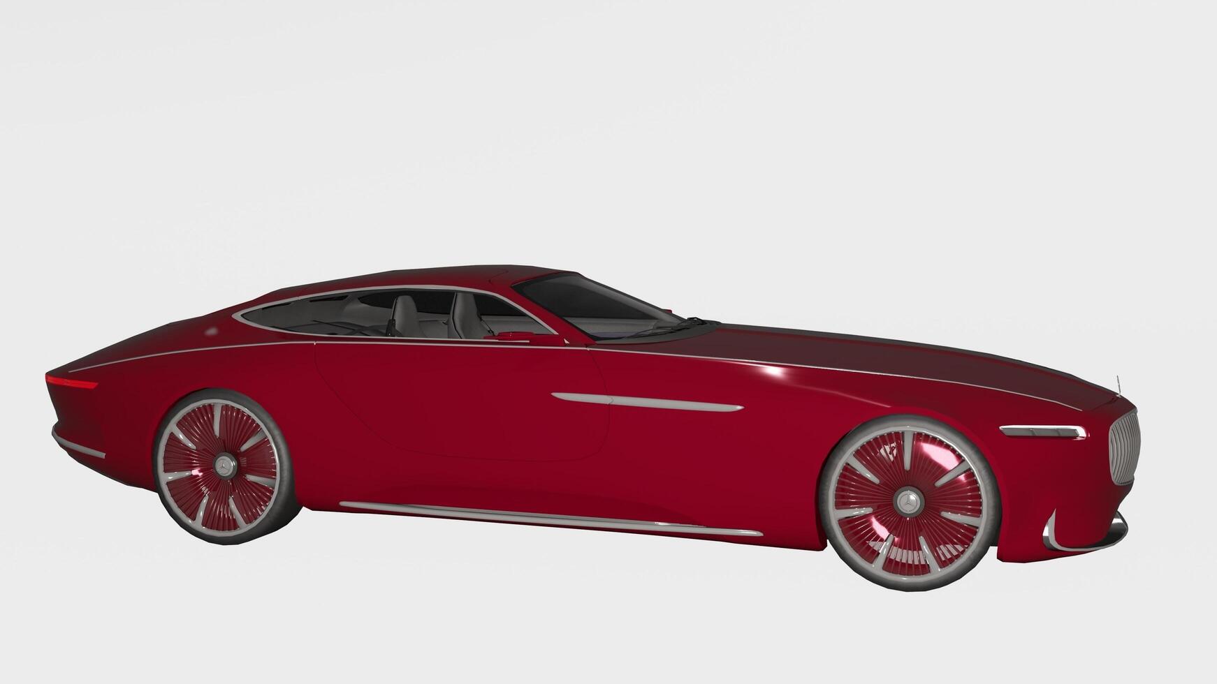 A red sports car is shown in this image photo
