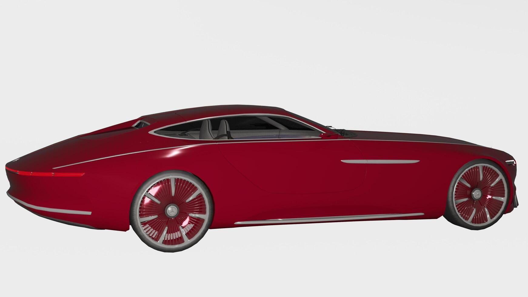 A red sports car is shown in this image photo