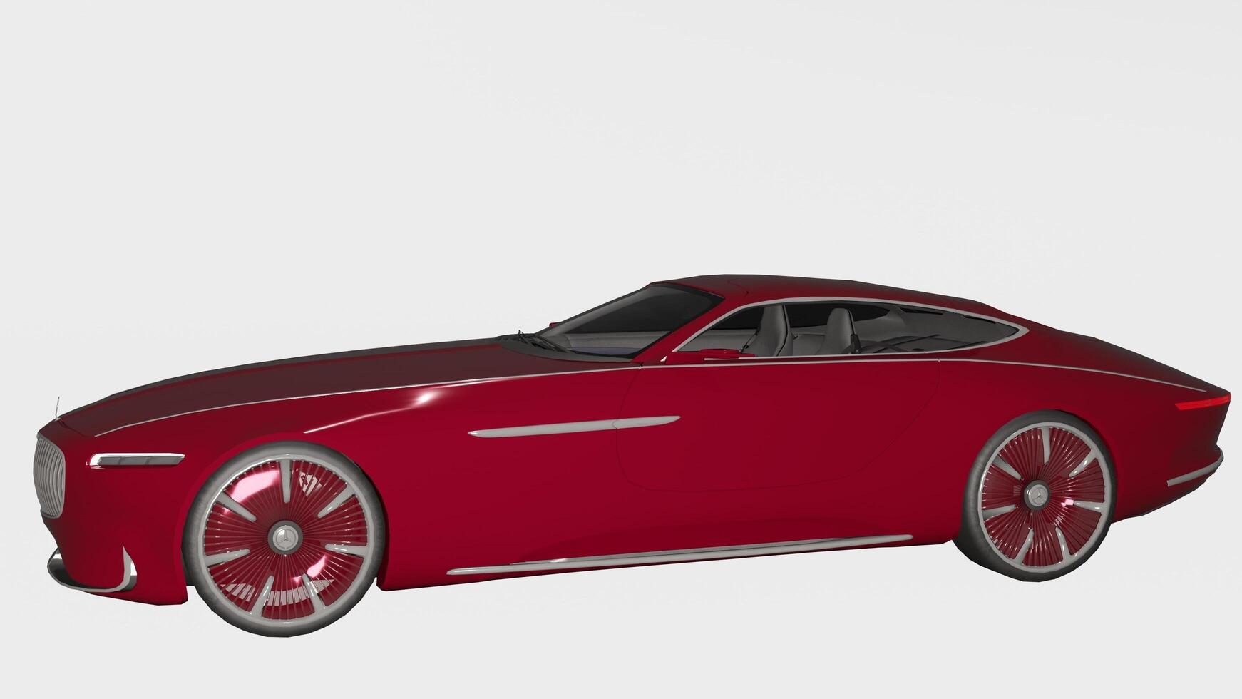 A red sports car is shown in this image photo